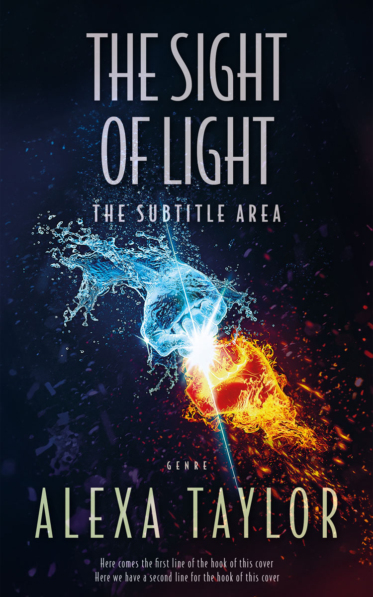 2D view of Premade Religion & Spirituality Book Cover - Vulcan