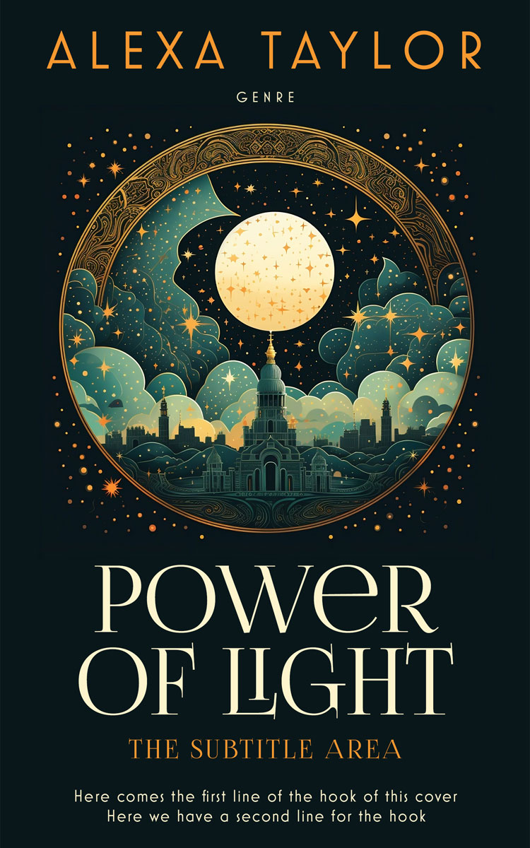 2D view of Premade Religion & Spirituality Book Cover - Aztec