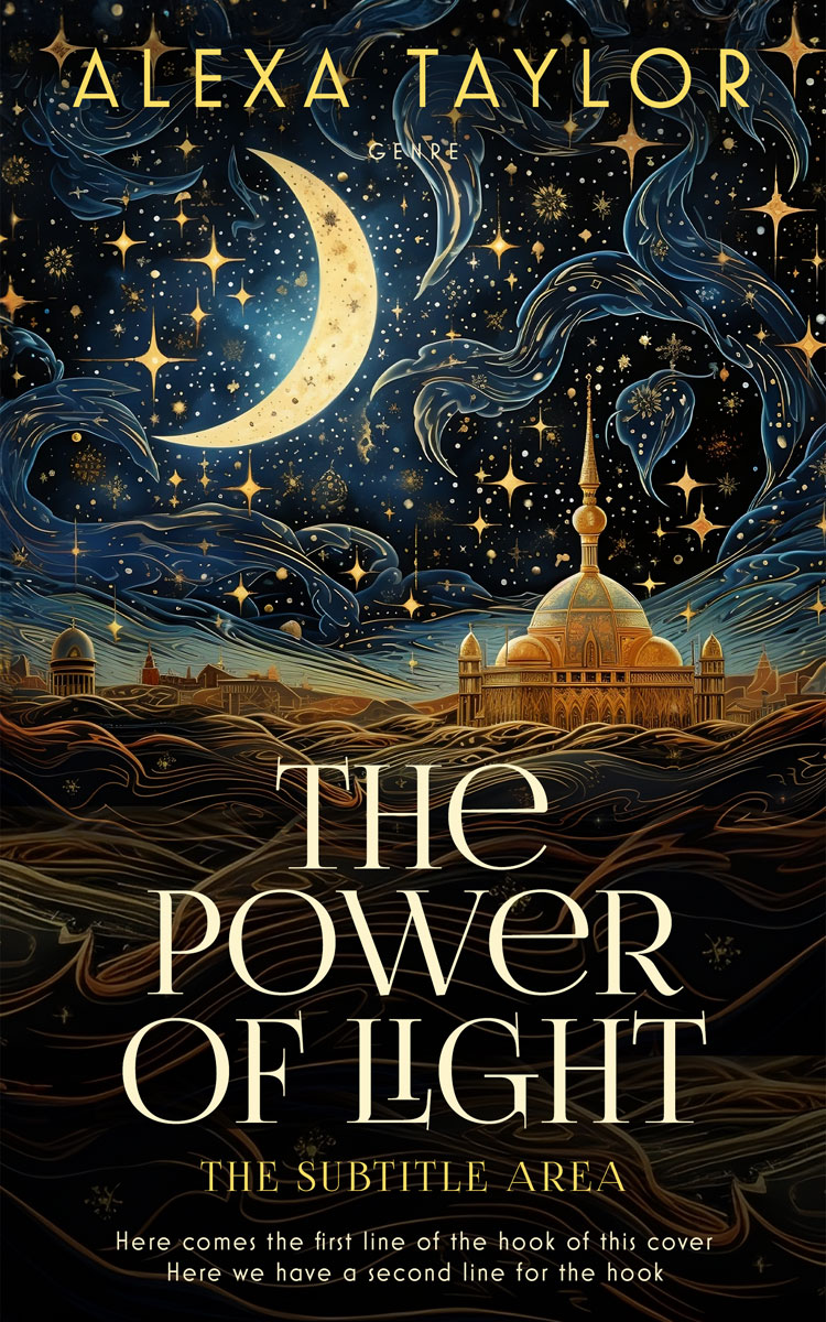 2D view of Premade Religion & Spirituality Book Cover - Woodsmoke