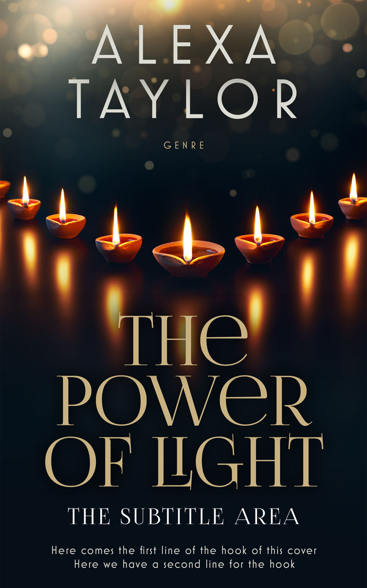 2D view of Premade Religion & Spirituality Book Cover - Laser