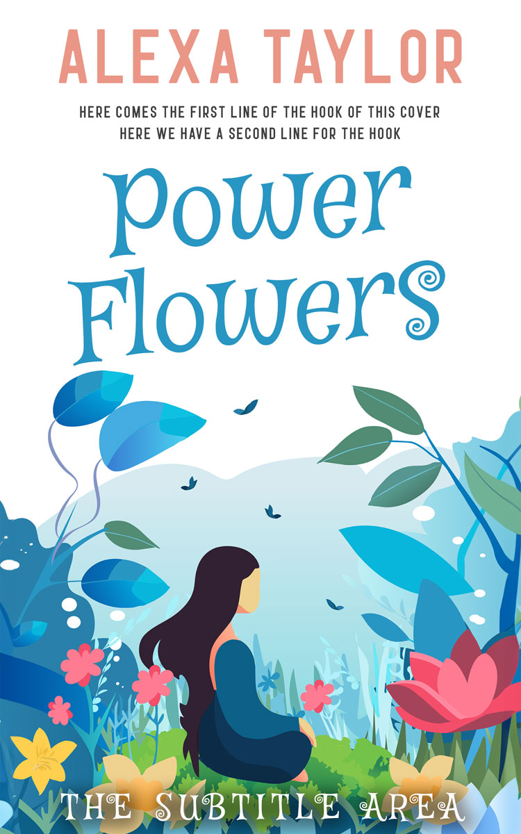 2D view of Premade Literary Fiction Book Cover - Boston Blue