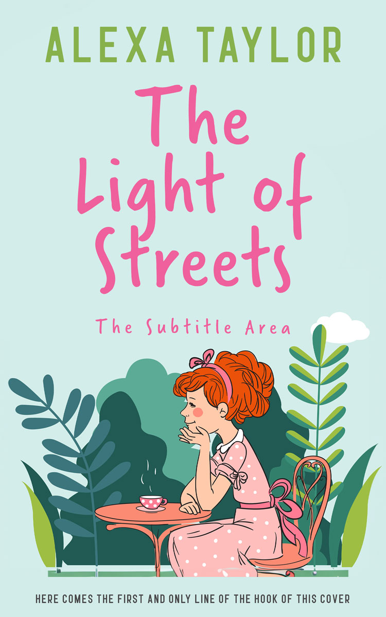 2D view of Premade Teen & Young Adult Book Cover - Geyser