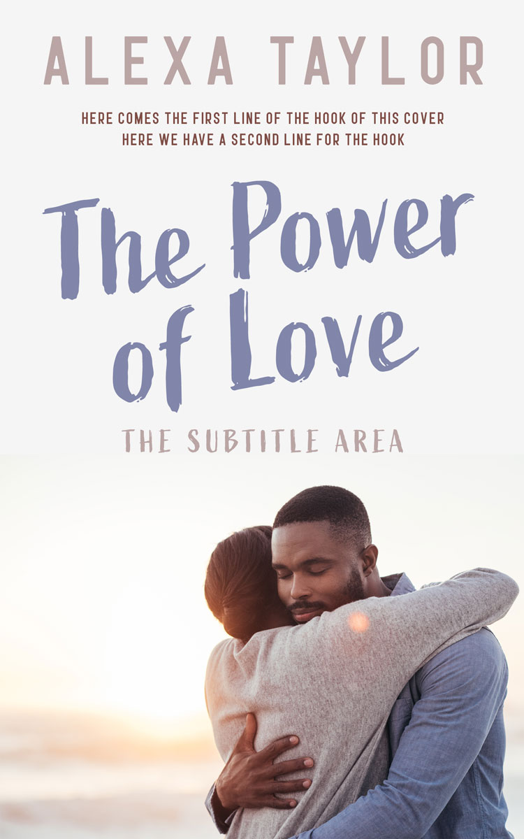 2D view of Premade Romance Book Cover - Ebb