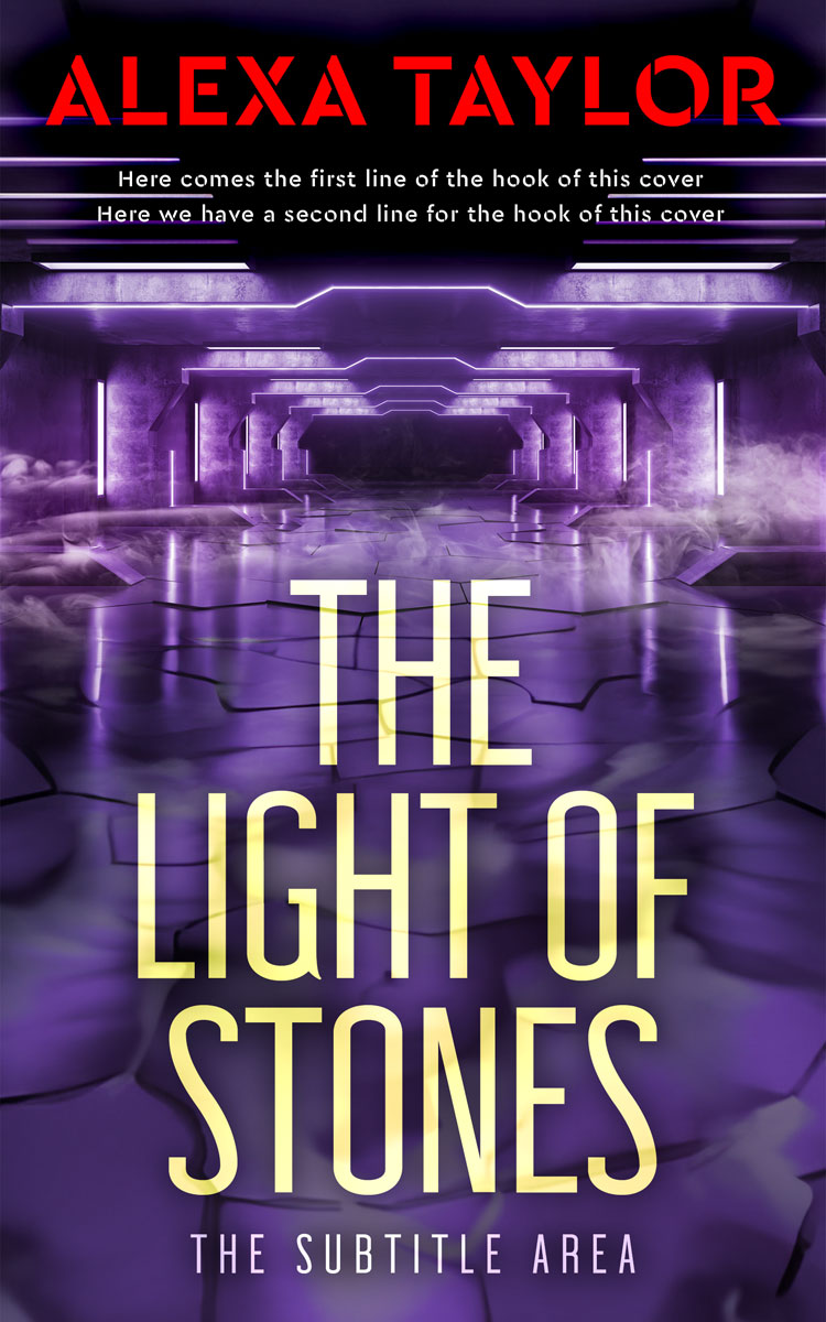 2D view of Premade Science Fiction Book Cover - Bossanova