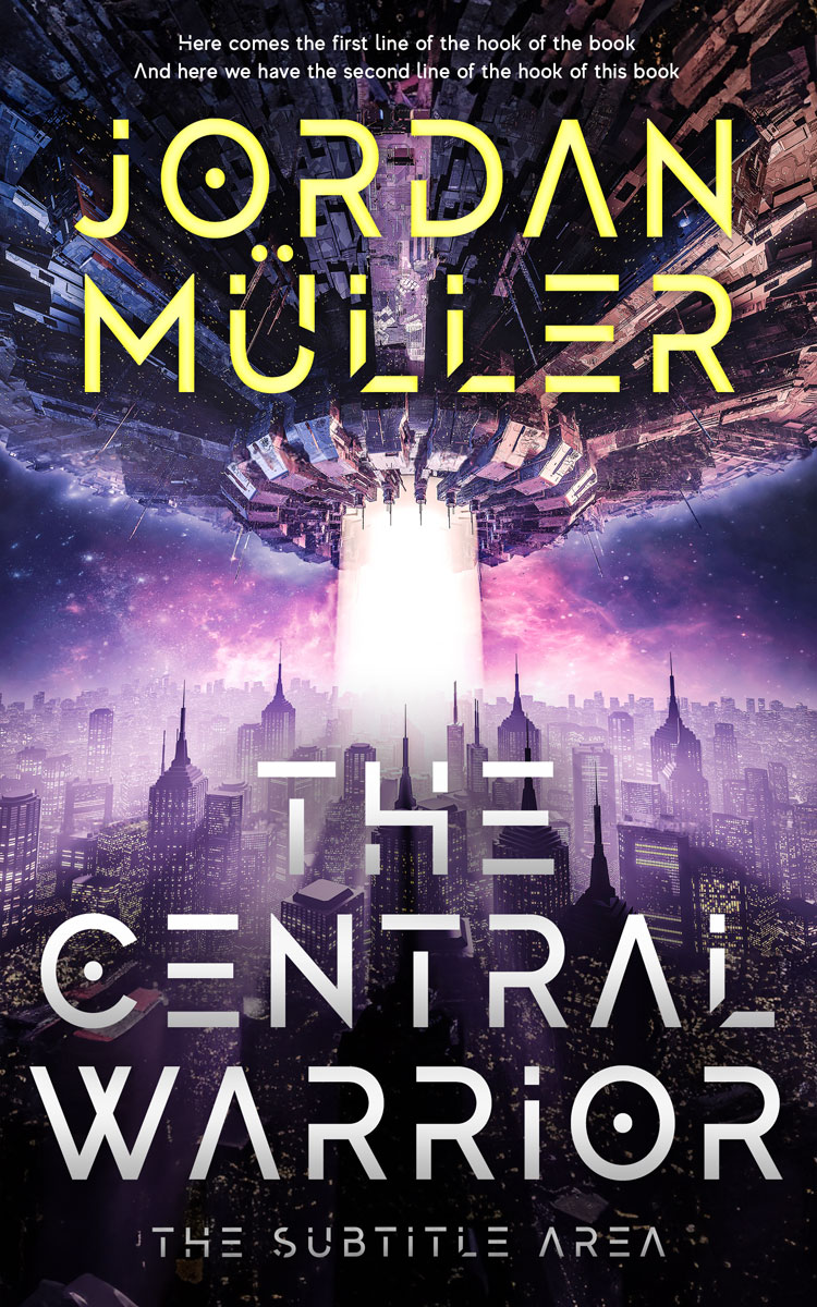 2D view of Premade Science Fiction Book Cover - Wafer