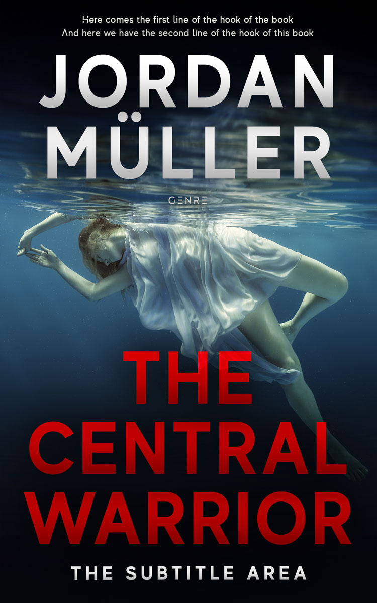 2D view of Premade Mystery & Thriller & Suspense Book Cover - Old Rose