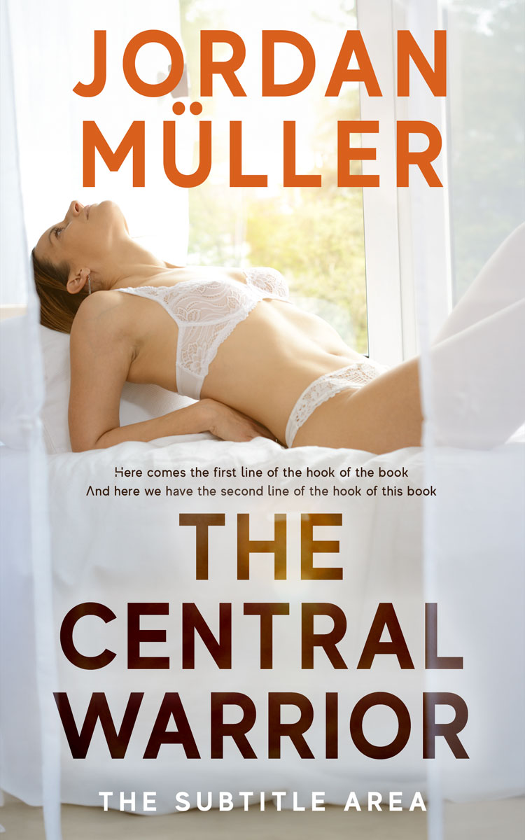 2D view of Premade Erotica Book Cover - Quill Gray