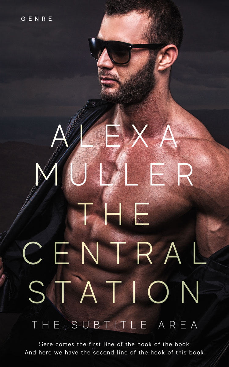 2D view of Premade Erotica Book Cover - Thunder