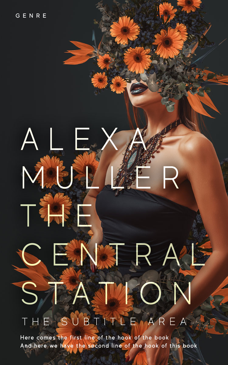 2D view of Premade Romance Book Cover - Muddy Waters