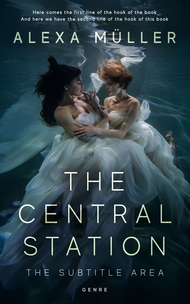 2D view of Premade Romance Book Cover - Timber Green