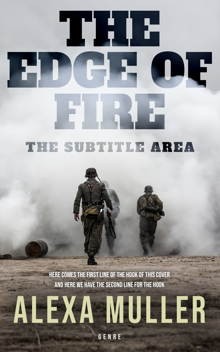 2D view of Premade Mystery & Thriller & Suspense Book Cover - Iron