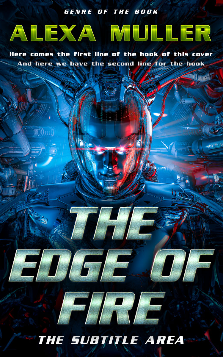 2D view of Premade Science Fiction Book Cover - Firefly