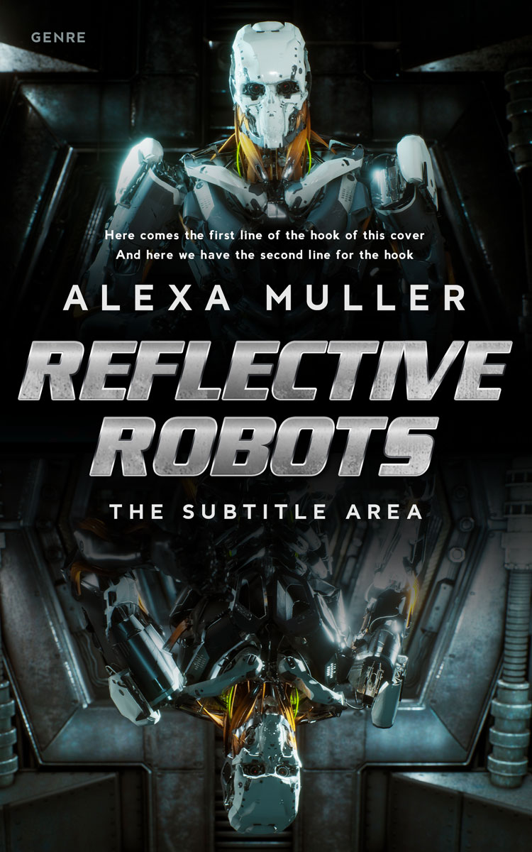 2D view of Premade Science Fiction Book Cover - Woodsmoke