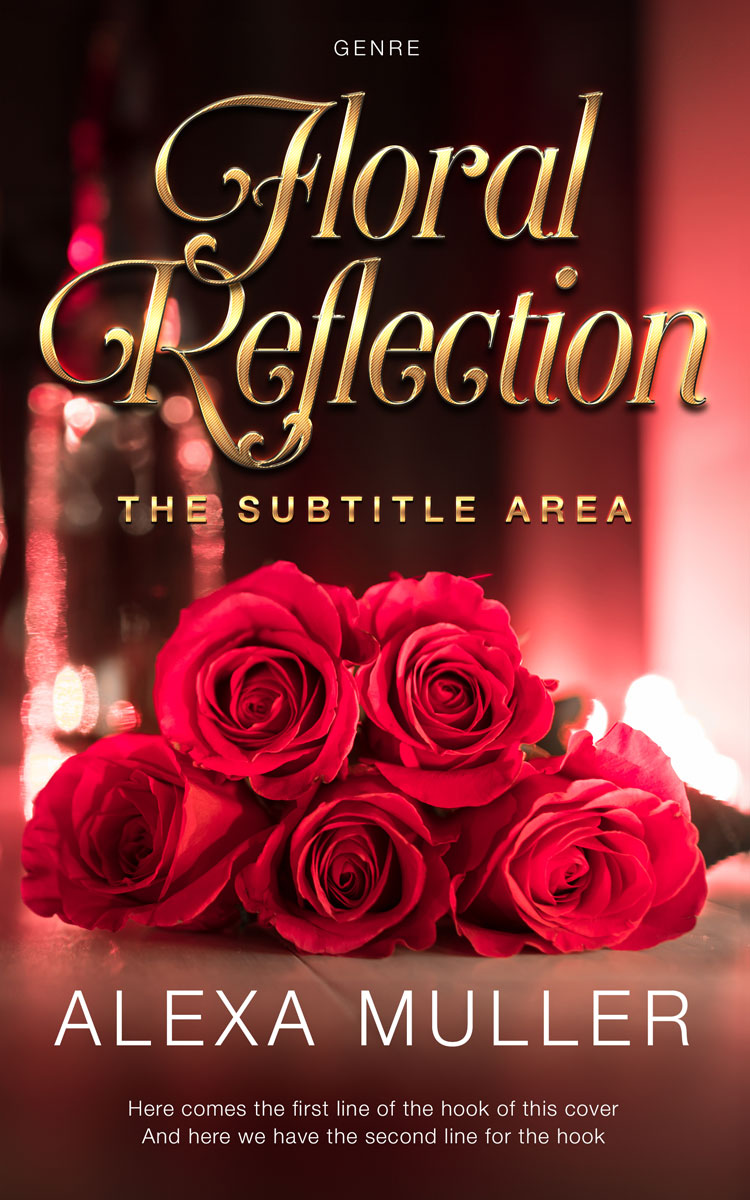 2D view of Premade Romance Book Cover - Sunglo