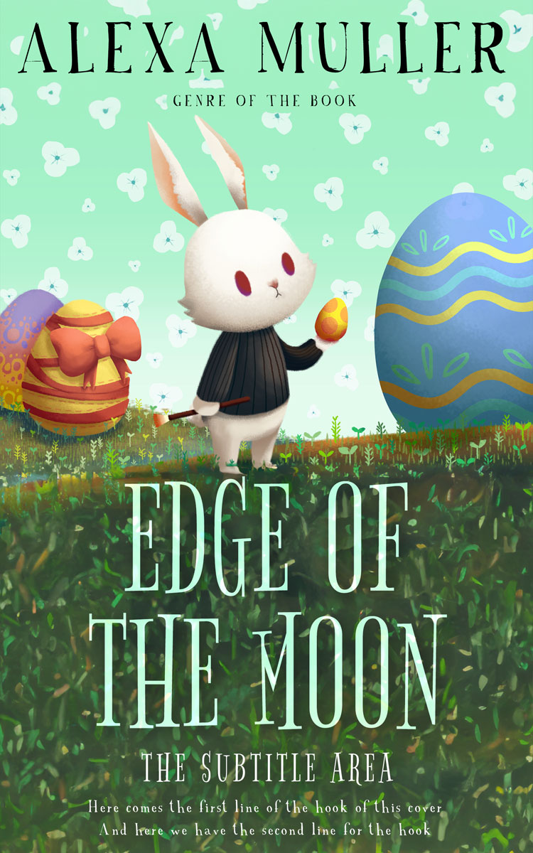 2D view of Premade Fantasy Book Cover - Tom Thumb