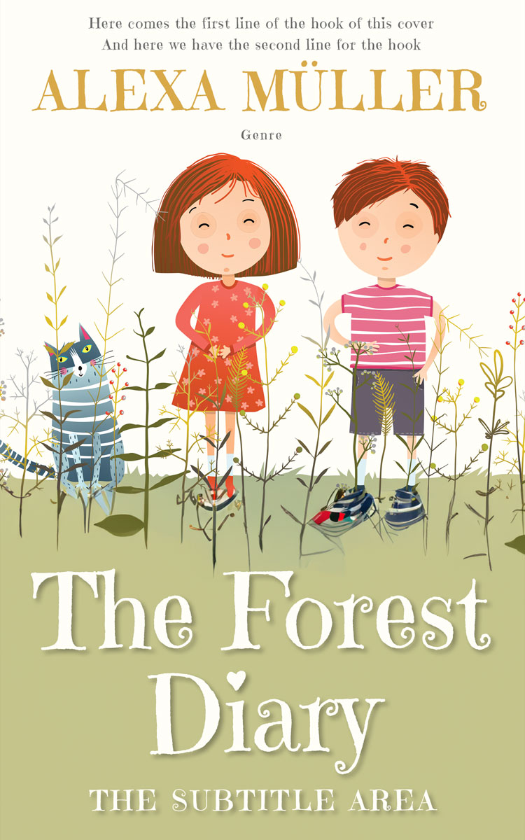 2D view of Premade Teen & Young Adult Book Cover - Tana