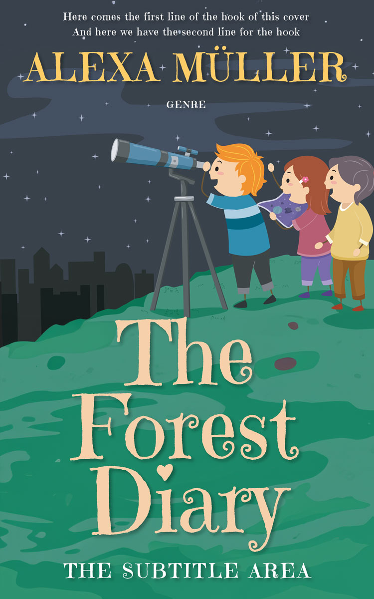 2D view of Premade Children's Book Cover - William