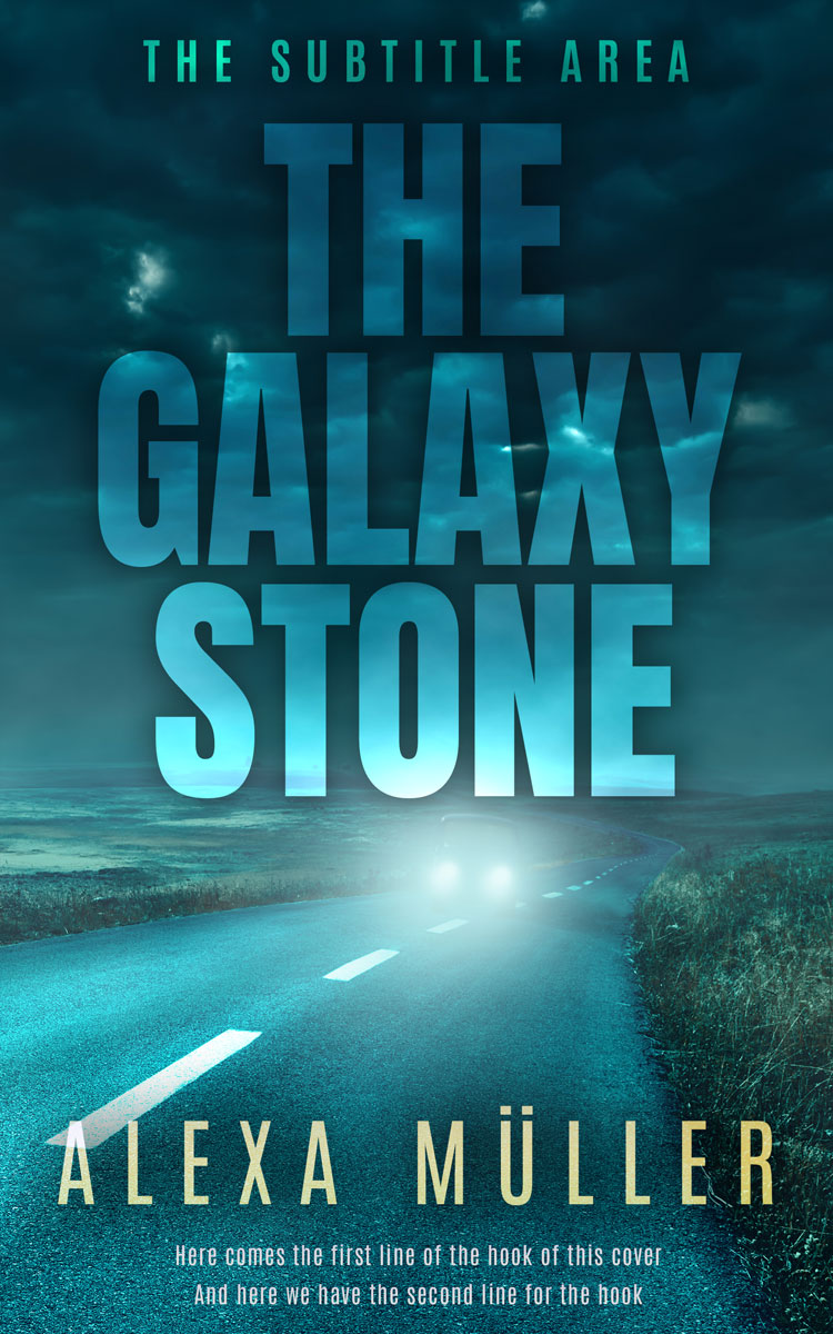 2D view of Premade Mystery & Thriller & Suspense Book Cover - Eden