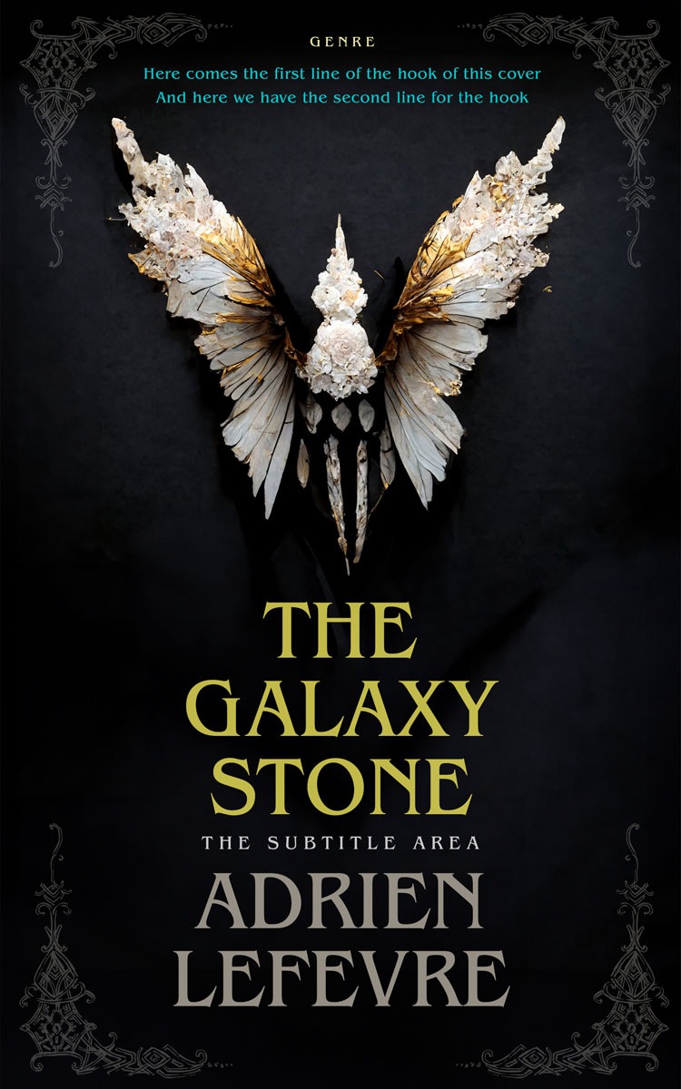 2D view of Premade Fantasy Book Cover - Woodsmoke