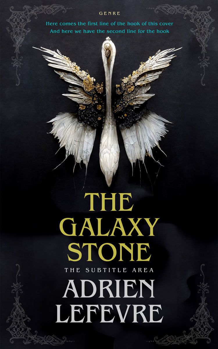 2D view of Premade Fantasy Book Cover - Woodsmoke