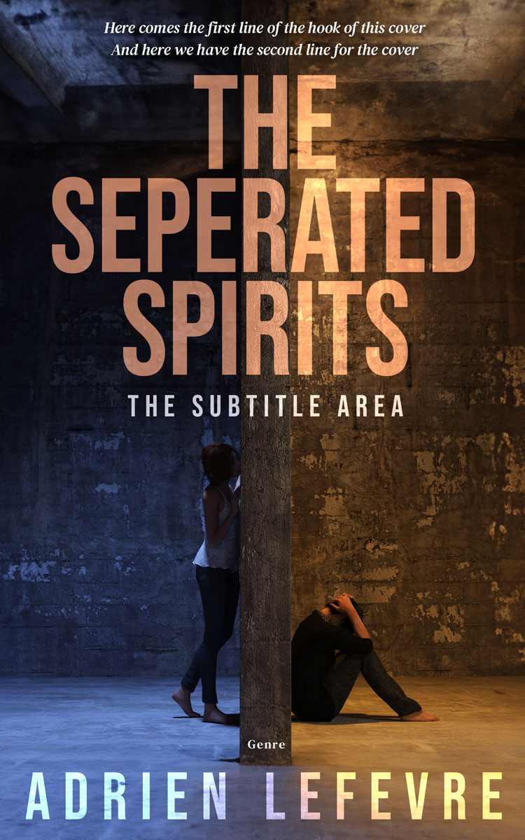 2D view of Premade Literary Fiction Book Cover - Thunder