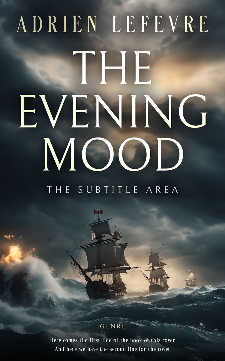 2D view of Premade Historical Book Cover - Outer Space