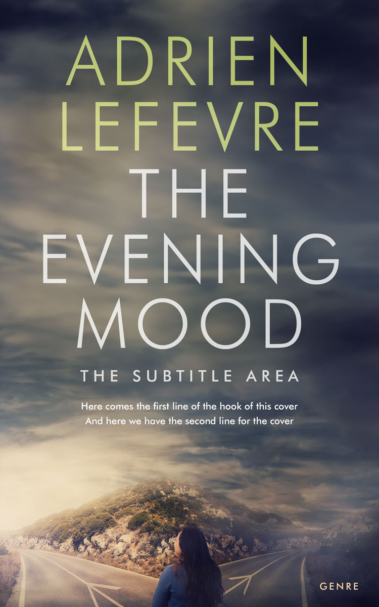 2D view of Premade Self-Improvement & Self-Help Book Cover - Abbey