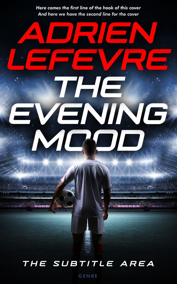 2D view of Premade Action & Adventure Book Cover - Mirage