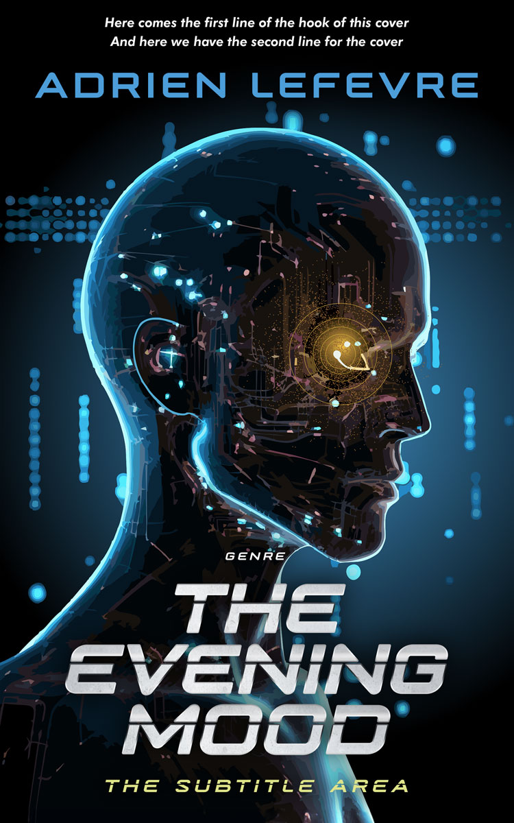 2D view of Premade Science Fiction Book Cover - Bunker