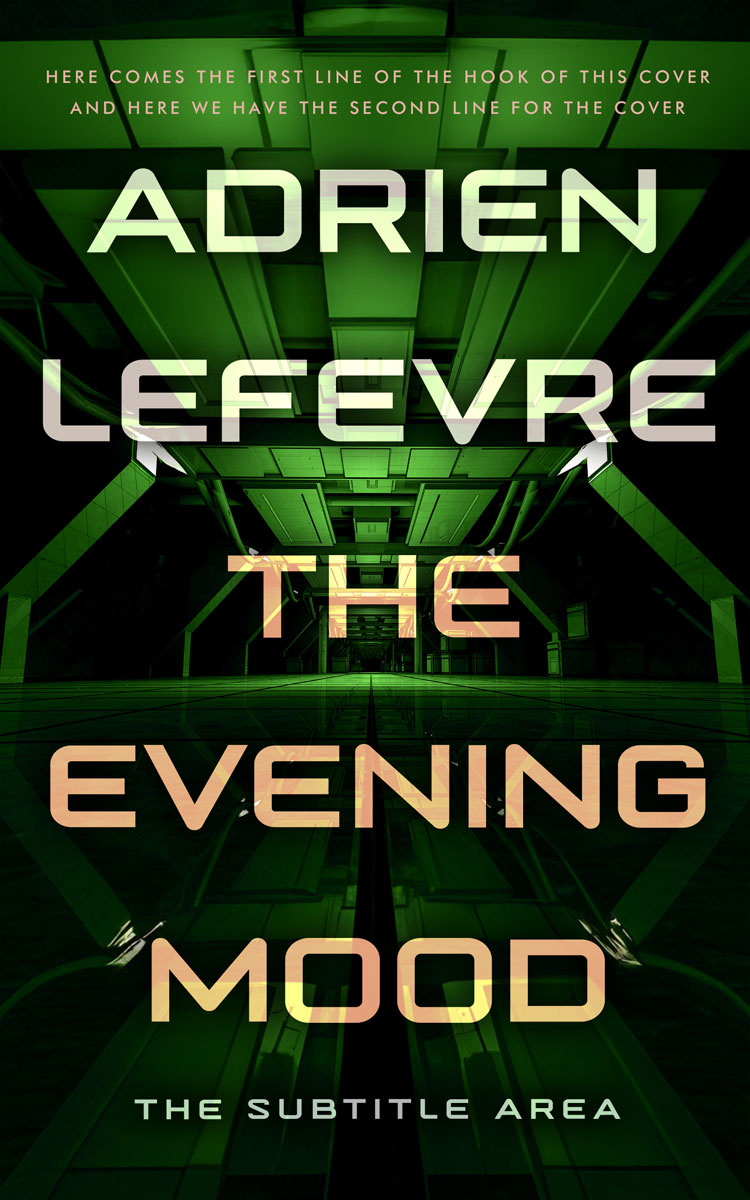 2D view of Premade Science Fiction Book Cover - Sapling