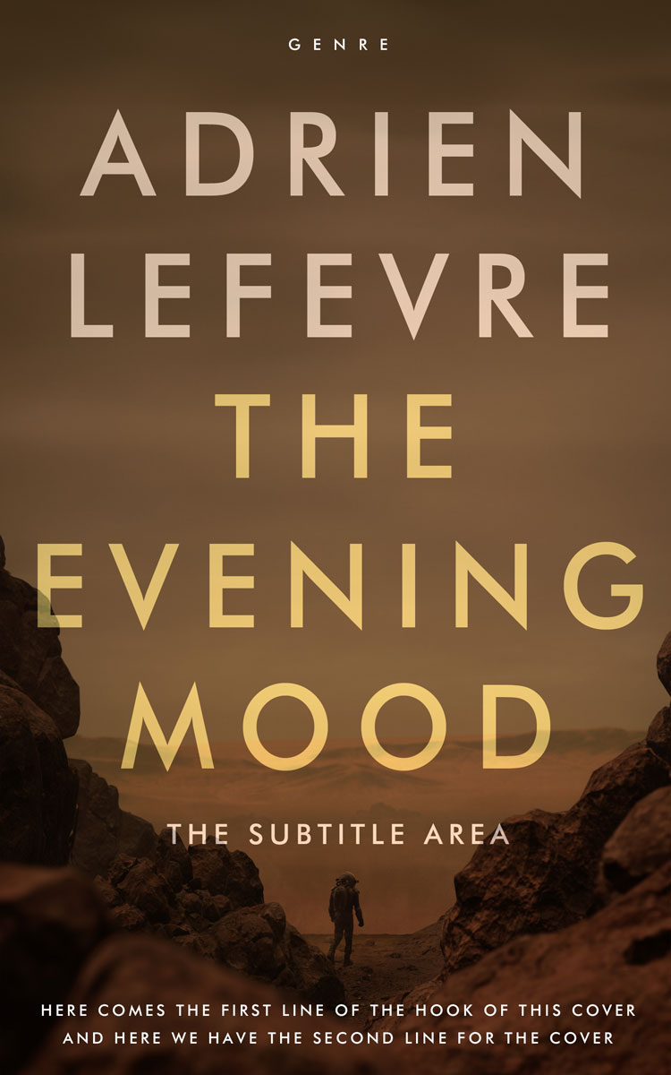 2D view of Premade Science Fiction Book Cover - Quincy