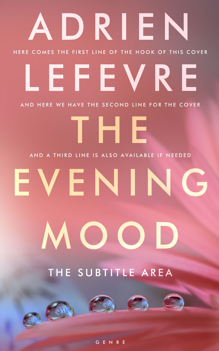 2D view of Premade Nature Book Cover - Turkish Rose