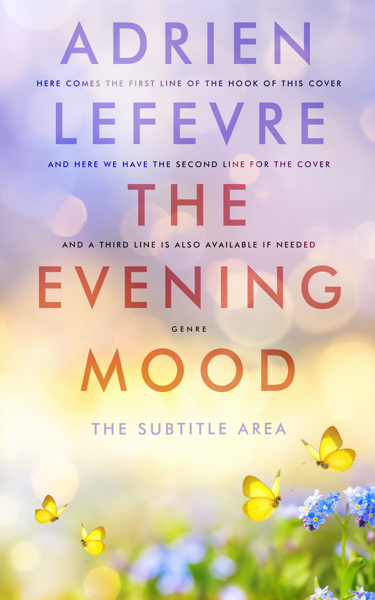 2D view of Premade Nature Book Cover - Wafer