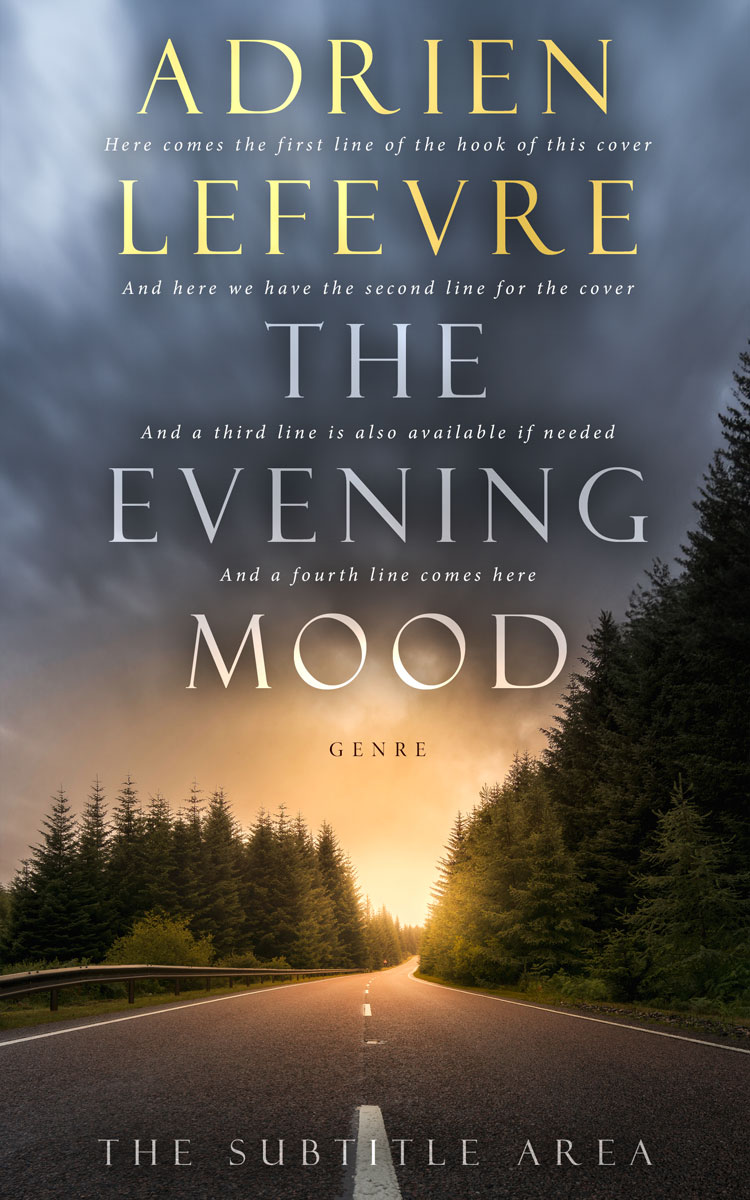 2D view of Premade Nature Book Cover - Abbey