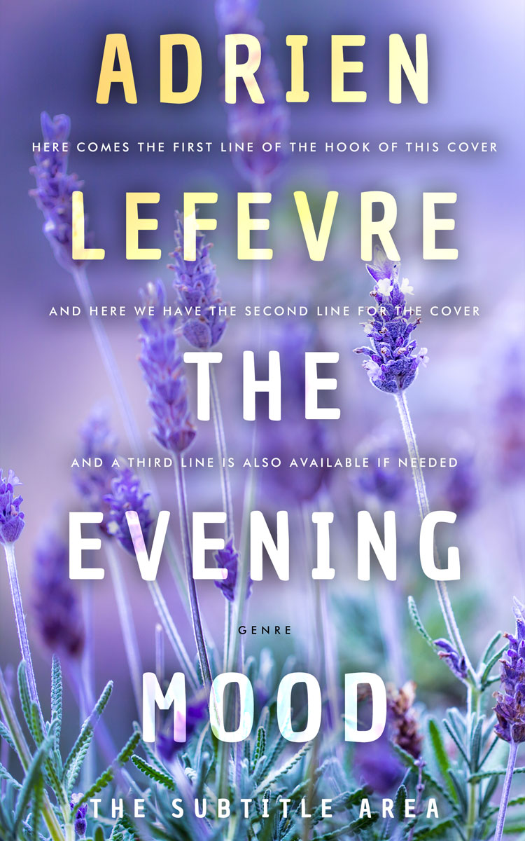 2D view of Premade Nature Book Cover - Wild Blue Yonder