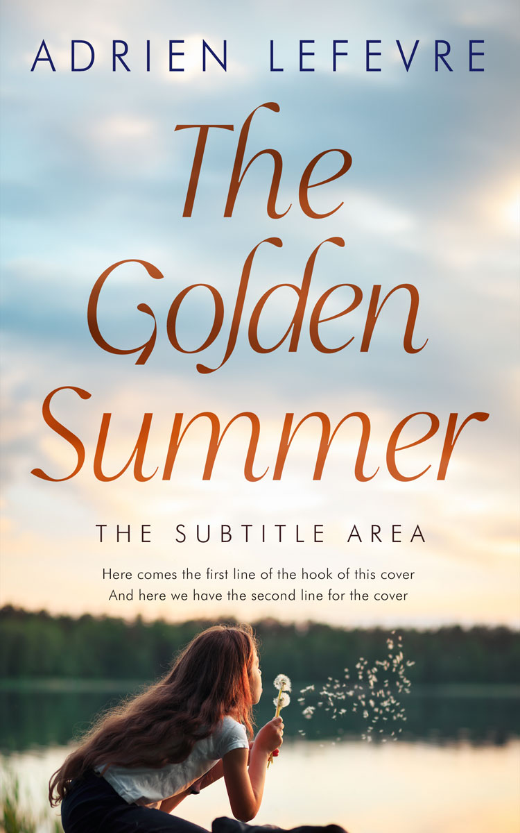 2D view of Premade Teen & Young Adult Book Cover - Tasman