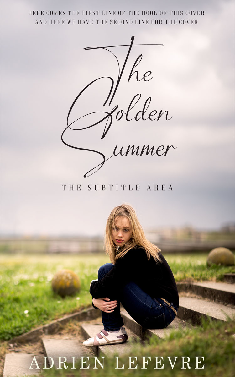 2D view of Premade Teen & Young Adult Book Cover - Swiss Coffee