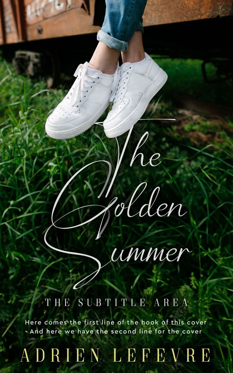 2D view of Premade Teen & Young Adult Book Cover - Silk