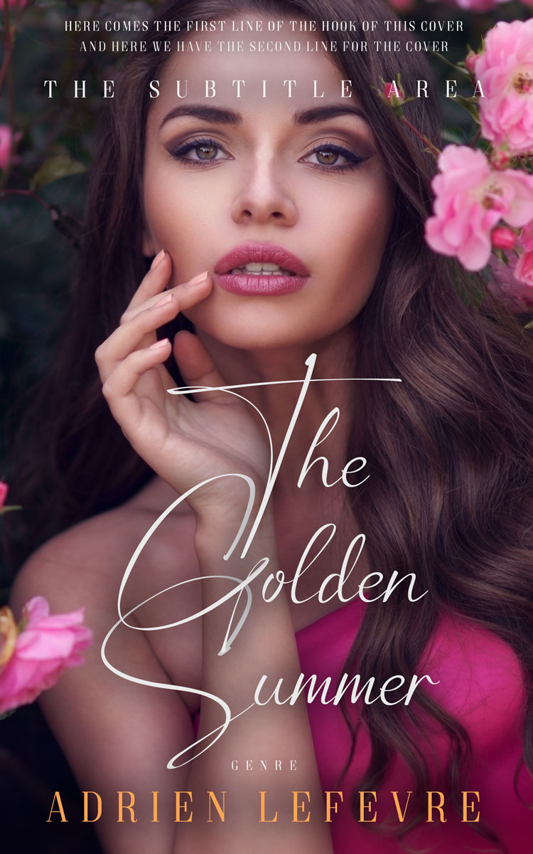 2D view of Premade Royal Romance Book Cover - Livid Brown