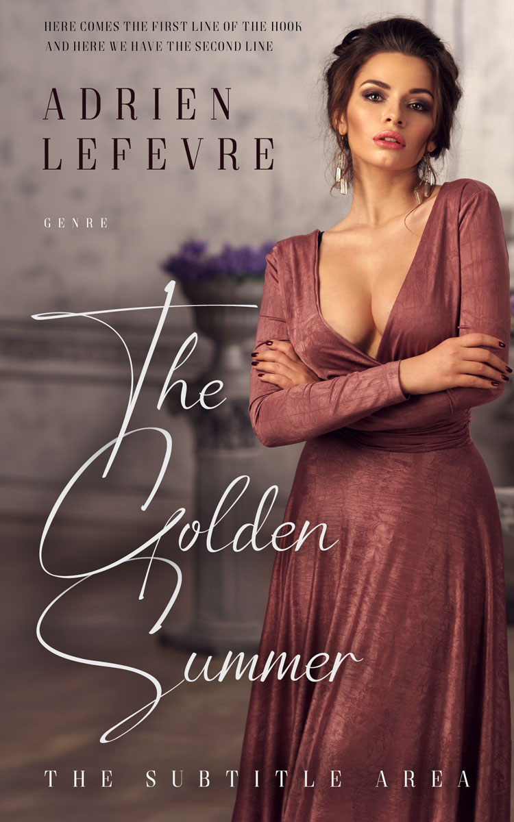 2D view of Premade Royal Romance Book Cover - Ferra