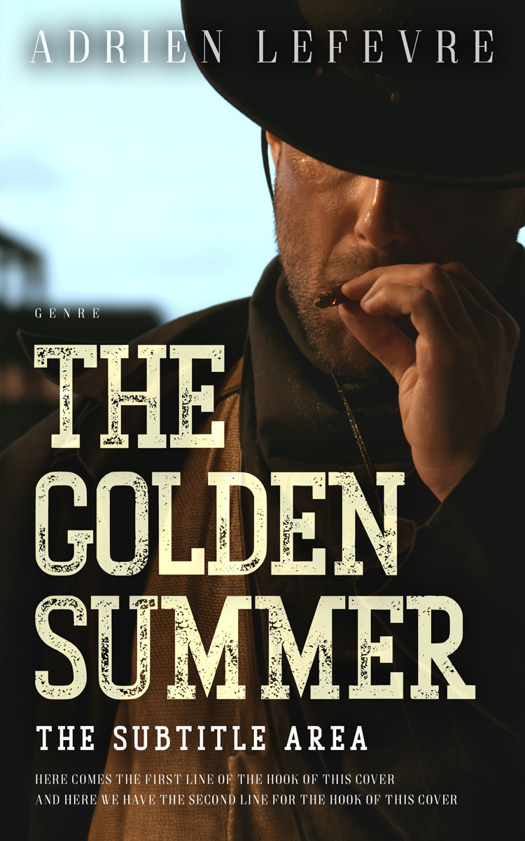 2D view of Premade Action & Adventure Book Cover - Willow Brook