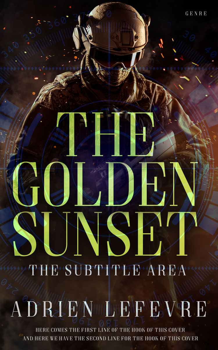 2D view of Premade Mystery & Thriller & Suspense Book Cover - Cocoa Brown