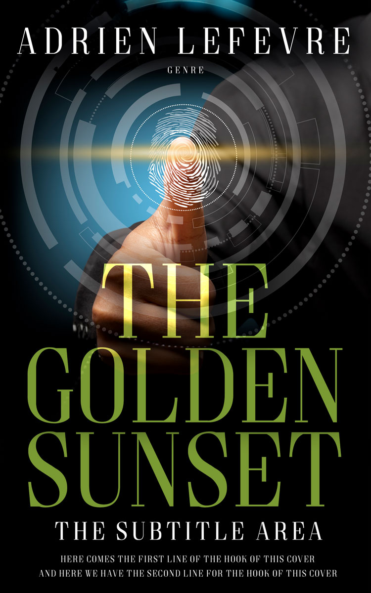 2D view of Premade Mystery & Thriller & Suspense Book Cover - Woodsmoke