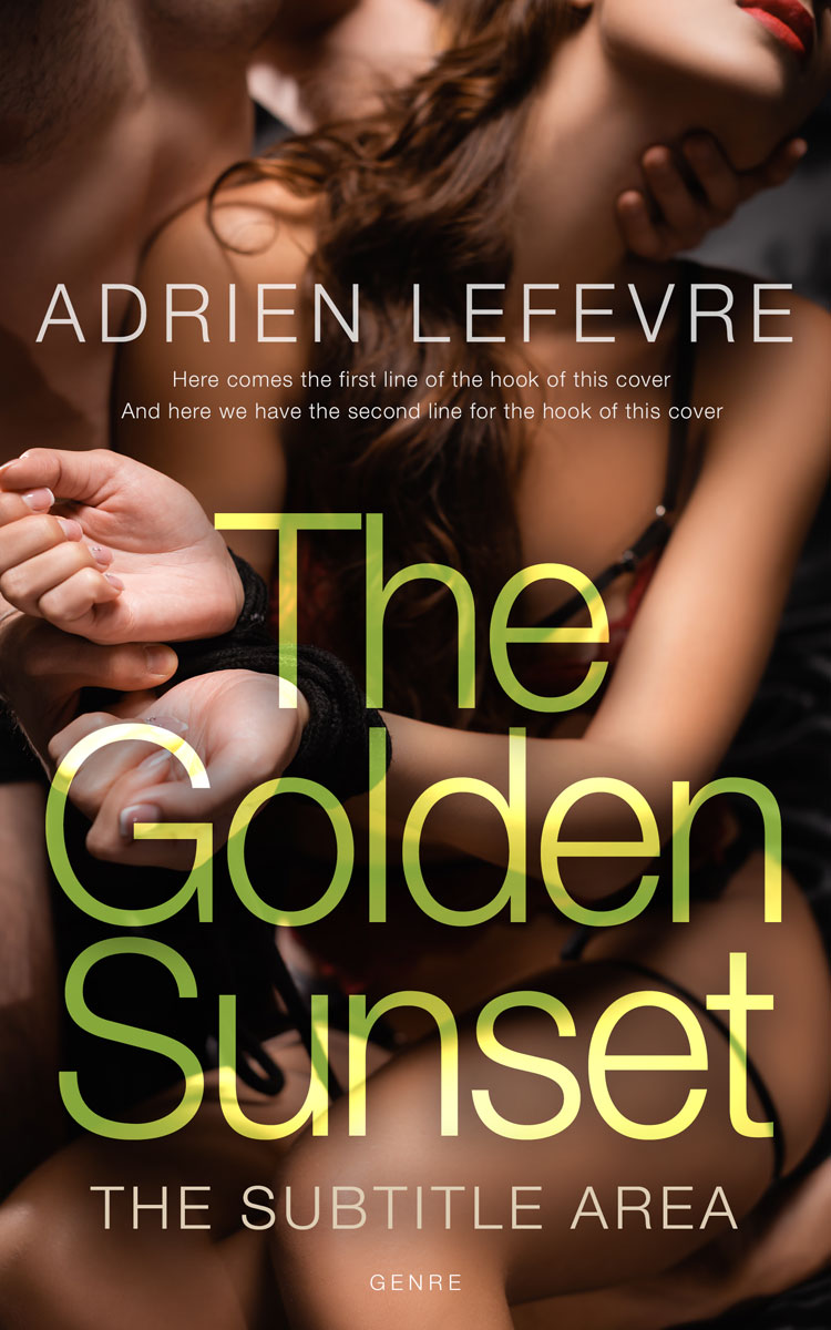 2D view of Premade Erotica Book Cover - Coffee Bean