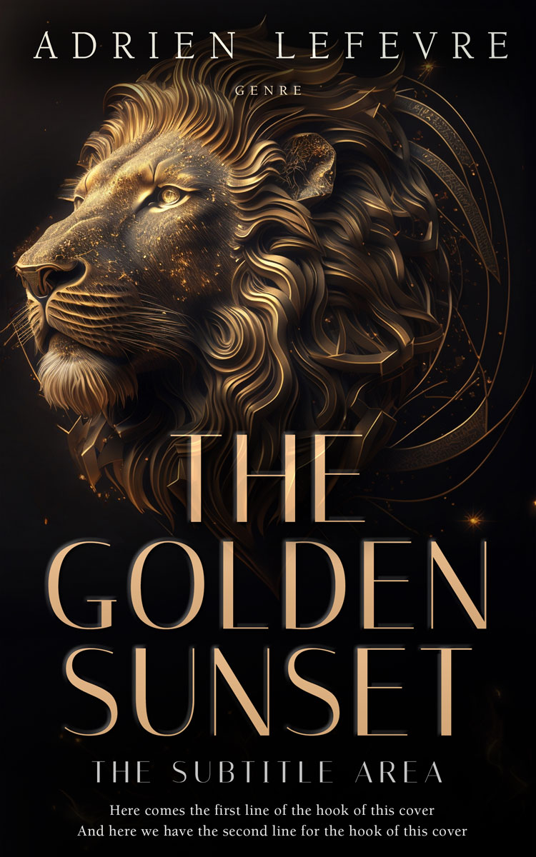 2D view of Premade Religion & Spirituality Book Cover - Cod Gray