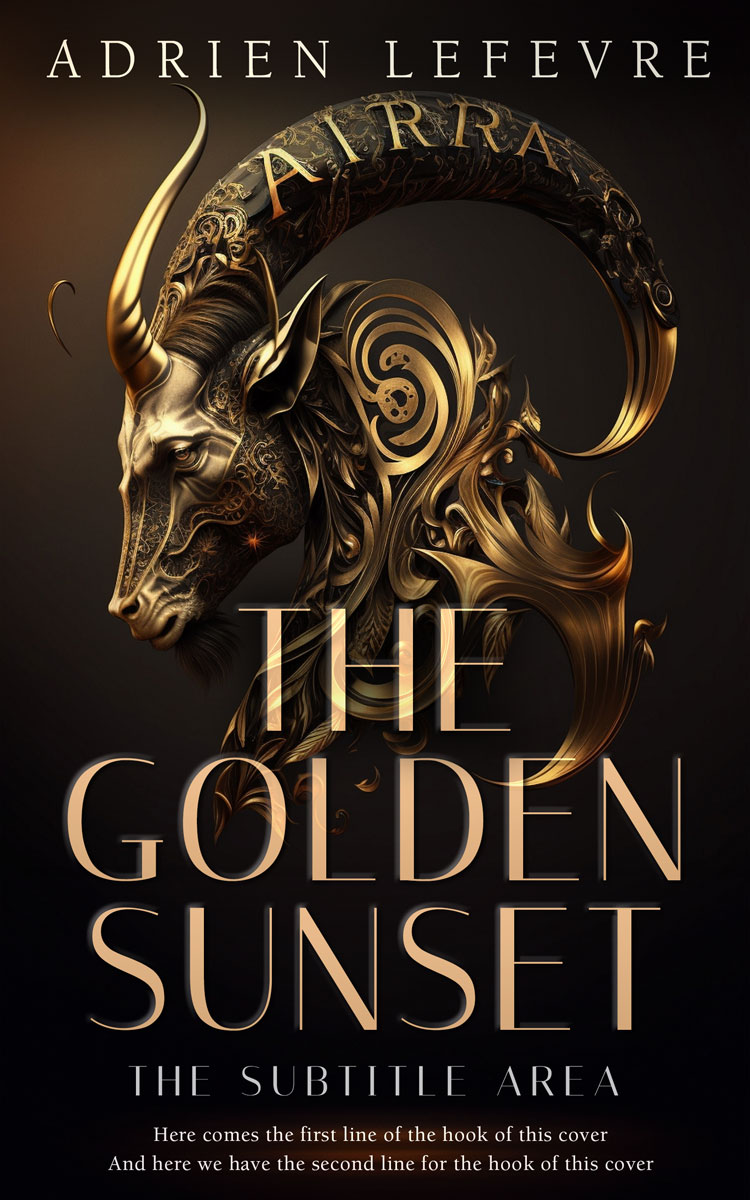 2D view of Premade Religion & Spirituality Book Cover - Oil