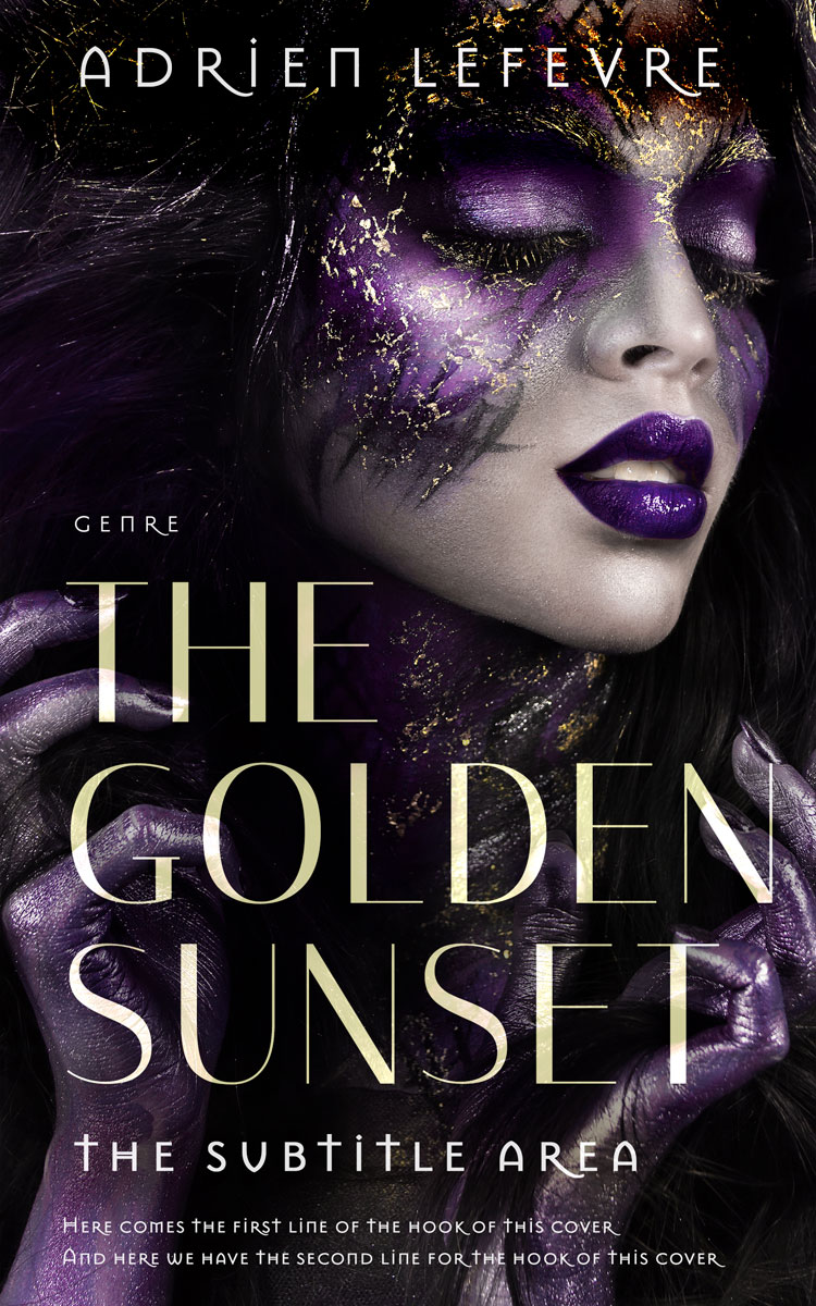 2D view of Premade Paranormal & Urban Book Cover - Silk