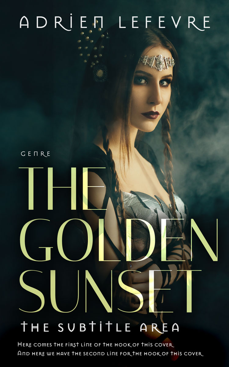 2D view of Premade Fantasy Book Cover - Bunker