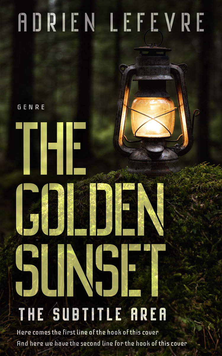 2D view of Premade Mystery & Thriller & Suspense Book Cover - Rangoon Green