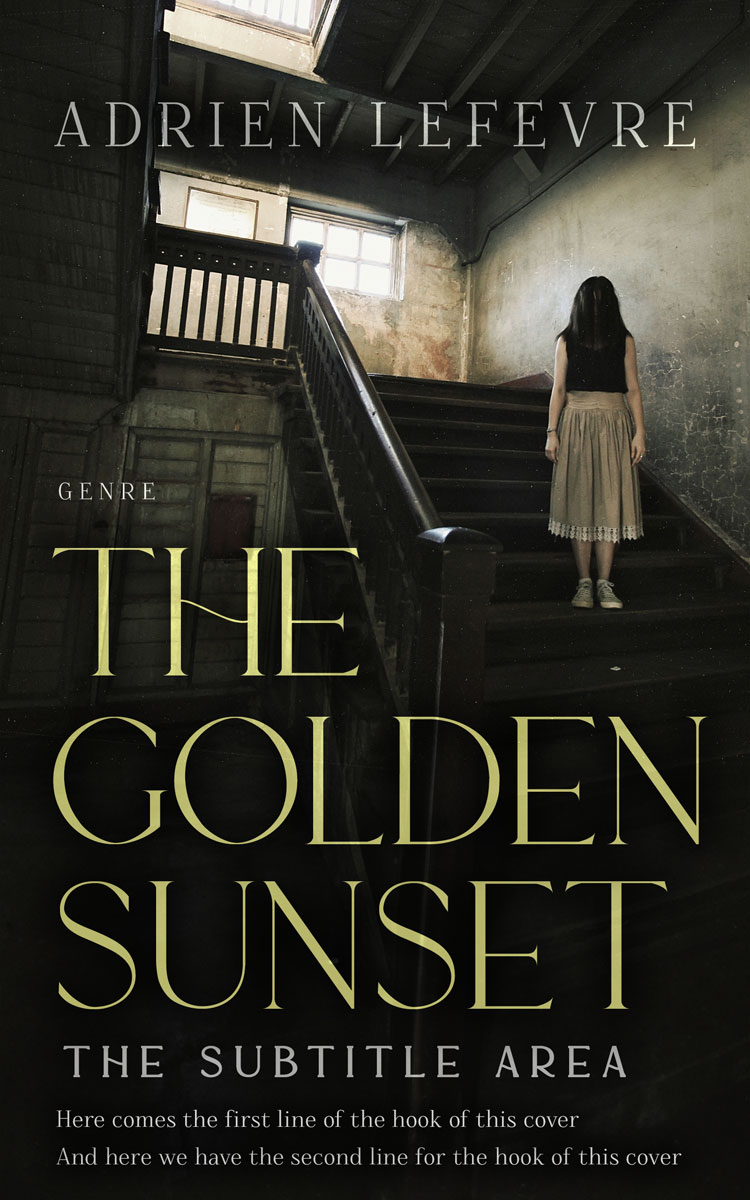 2D view of Premade Horror Book Cover - Rangoon Green